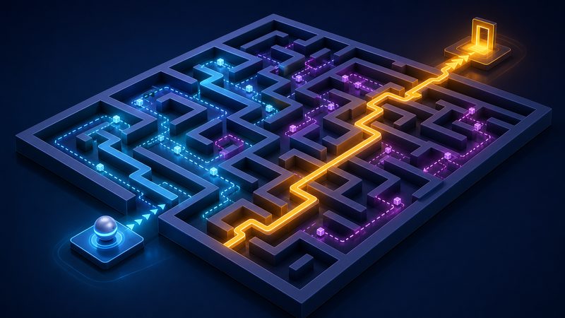 Illustration du projet Maze Solver AI